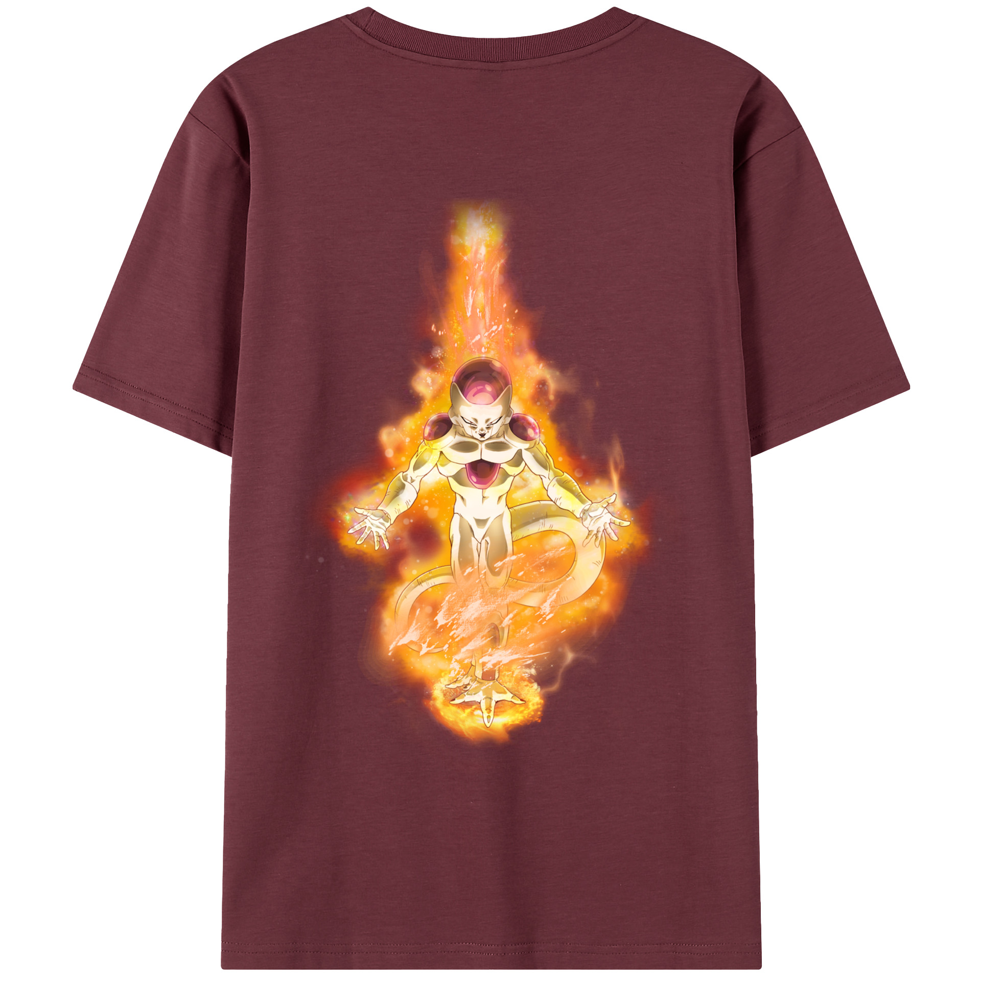 （画像用） ドラゴンボール フリーザ DRAGON BALL Frieza 綿100％半袖Tシャツ（背面プリント）